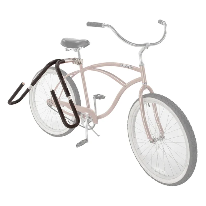 A MOVED BY BIKES PAYLOAD SHORT with a brown handlebar and a black handlebar, suitable for e-bikes and e-bike accessories.