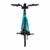 Front view of the Soltera 2.5 Ebike in teal, featuring black handlebars and tires, photographed against a white background.
