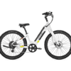 A white and yellow PACE 500.3 Step-Through Ebike on a white background in the USA.