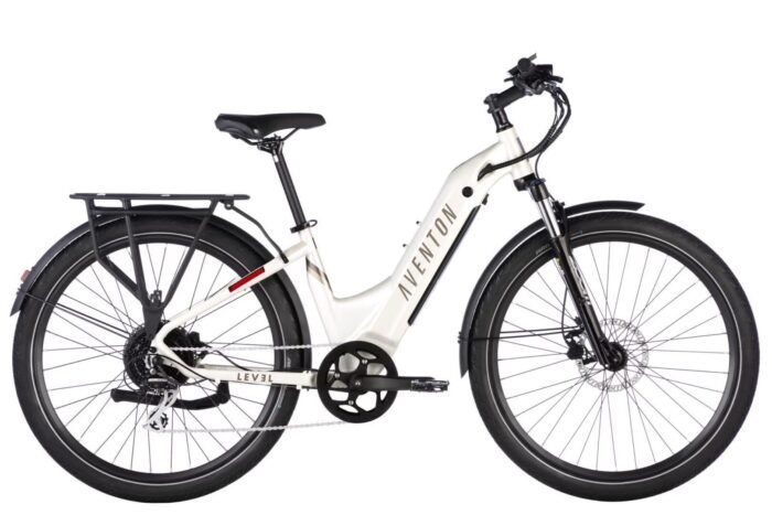 A white and black LEVEL.2 Commuter Ebike on a white background, ideal for e-bike enthusiasts in WA, USA.