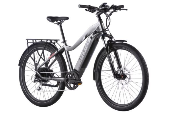 The LEVEL.2 Commuter Ebike, along with its e-bike accessories, is displayed against a white background.