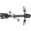 An image of a LEVEL.2 Commuter Ebike rack on a white background featuring e-bike accessories.