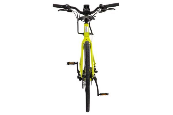 A yellow Soltera.2 Ebike is shown against a white background, featuring WA.