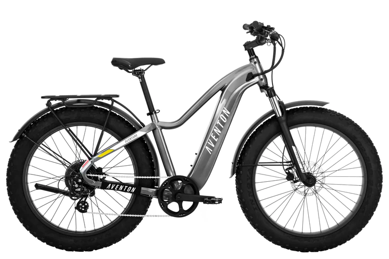 An electric bike, also known as an e-bike, is shown against a white background.