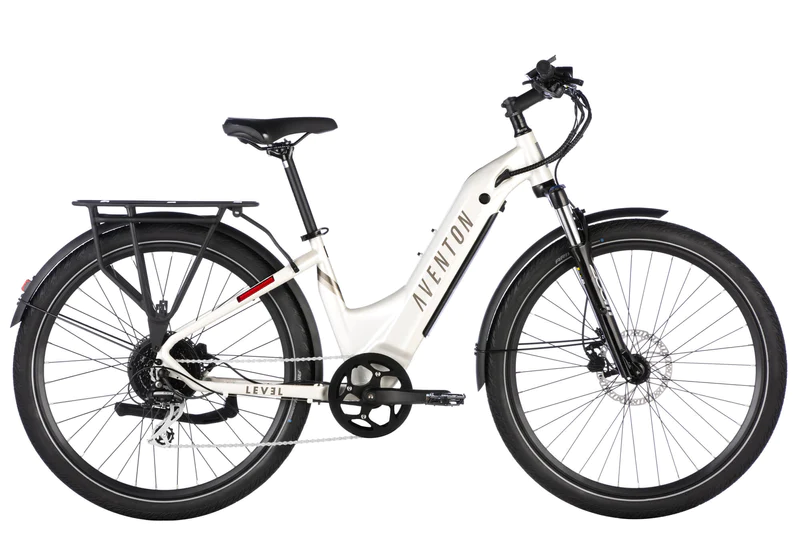 A white and black electric bike on a white background, perfect for ebikes enthusiasts in WA, USA.