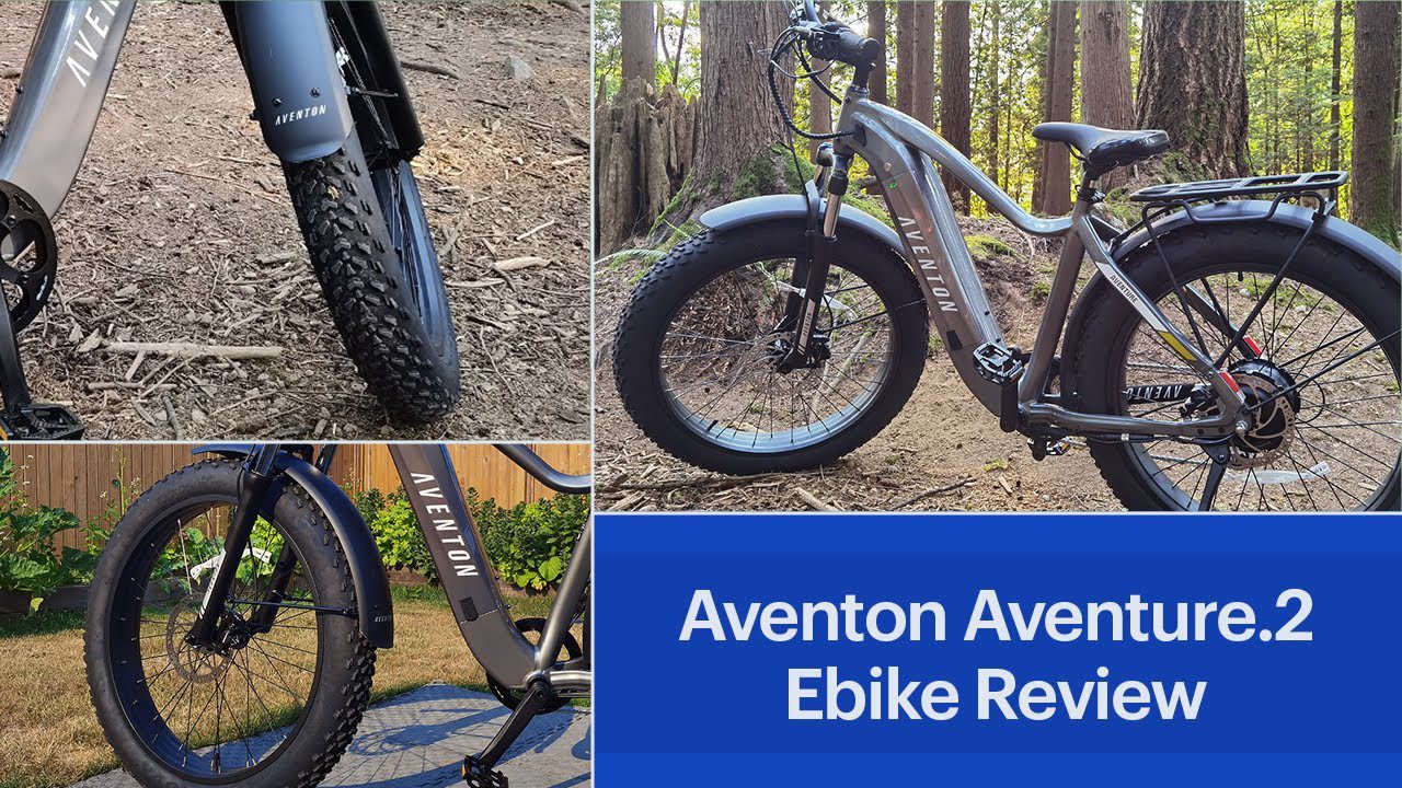 Aventon adventure 2 ebike review, focusing on USA and e-bikes accessories.