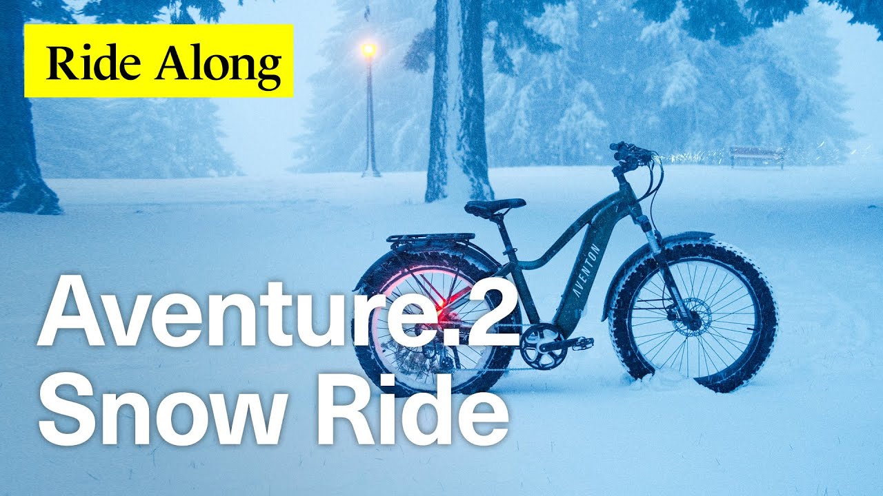 Adventure 2 snow ride with Ebikes accessories.