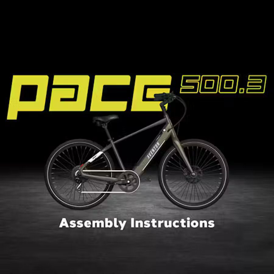 Assembly instructions for the Pacc 500 3 e-bikes accessory, available in the USA.