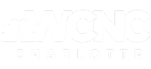 WCNC Charlotte logo in white font on a transparent background.