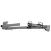 The Beta™ is a gray metal bicycle rack with two arms, mounting hardware, and securing straps, designed for vehicle attachment.
