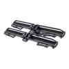 The NV™ 2.0 Add-On is a black metal hitch-mounted rack with parallel trays and support bars, designed to securely carry two bicycles.