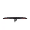 The NV™ 2.0 Add-On is a black hitch-mounted bike rack with red reflectors, displayed against a white background.