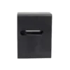 The Rack Dock is a black rectangular plyometric box featuring a central horizontal handle cutout.