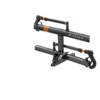 The Sherpa™ 2.0, a black and orange Kuat bike rack for vehicle hitch mounting, is displayed against a white background.