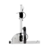 The Sherpa™ 2.0 features a white metal bike rack arm with black straps and adjustment knobs, displayed vertically against a plain white background.