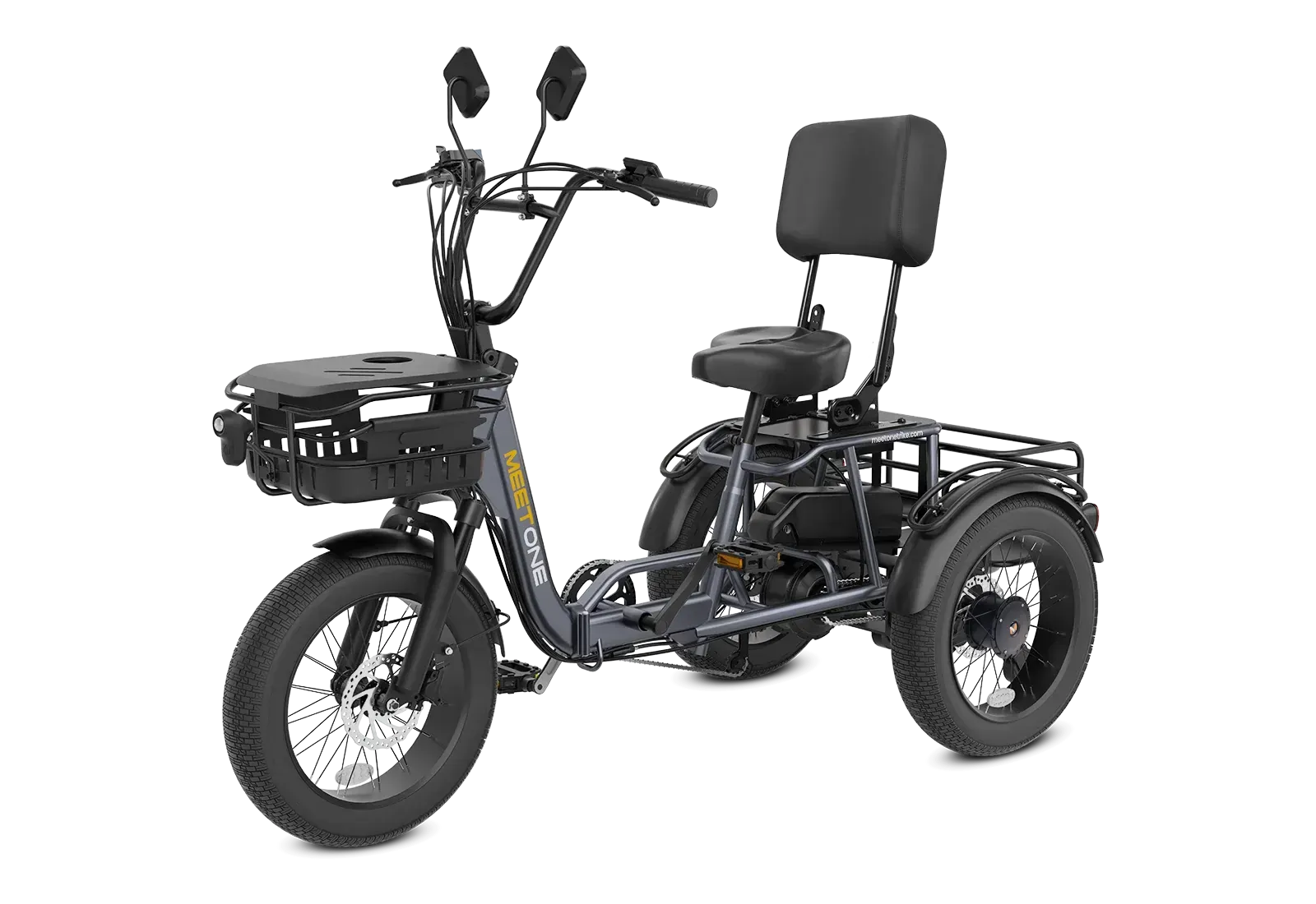 Meet One Breeze Pro Fat Tire Electric Trike - BabyBoomerBikes