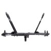 The NV™ 2.0, a black hitch-mounted bike rack with two support arms, is shown from the rear against a white background.