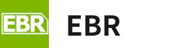 A logo with a green square containing the white letters "EBR" next to the black text "Film Reviews.