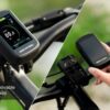 The Basalt ST 2.0 Ebike features a removable digital display mounted on the handlebar, demonstrated both attached and being detached by hand.