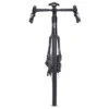 Front view of the CF Racer1, a black road bike featuring drop handlebars, visible tires, and a slim frame against a white background.