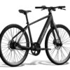 Matte black Aventon electric commuter bike.