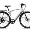Urtopia Carbon Classic electric bicycle in matte gray with a rear cargo rack.